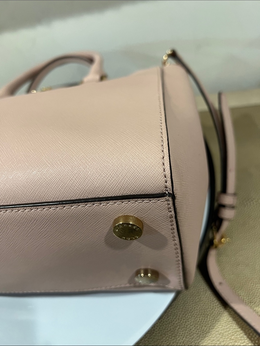 MICHAEL Michael Kors Blush Pink Ballet MD Satchel Crossbody NWT MSRP $328 - Picture 11 of 16